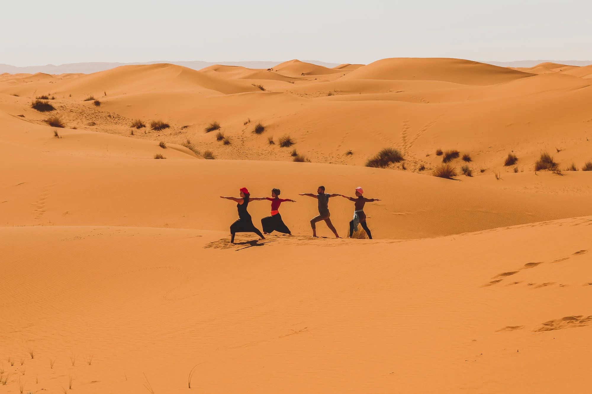 RESET Retreat, yoga on the dunes of Erg Chegaga